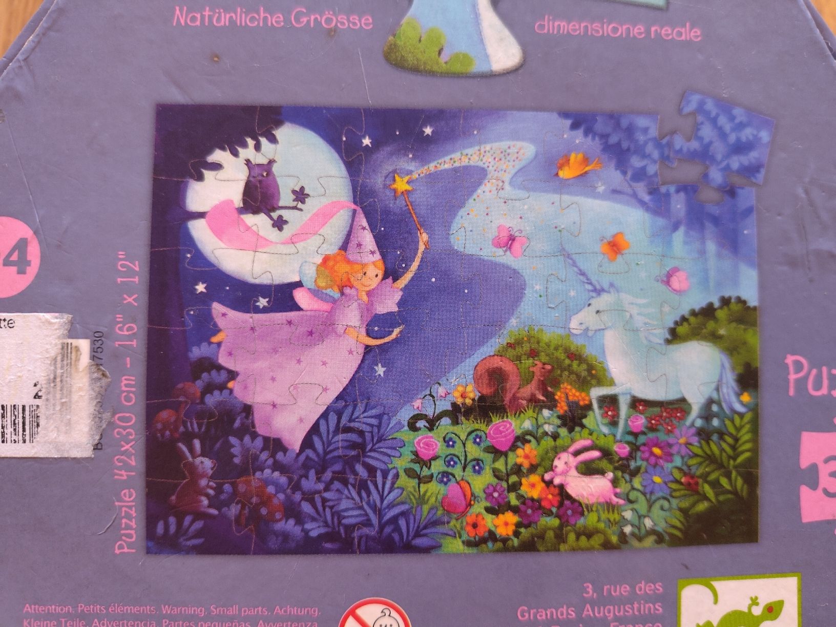 Djeco Puzzle: Fee und Einhorn Puzzle 36teilig ab 4Jahren – Usato da Genève venduto da Lenawi 1