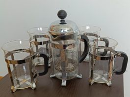 Bodum French Press mit 4 Gläsern
