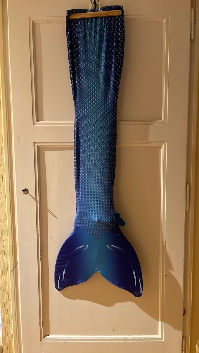 Costumi da bagno: Queue de sirène bleue brillante – Usato da Pully venduto da Guylene_11