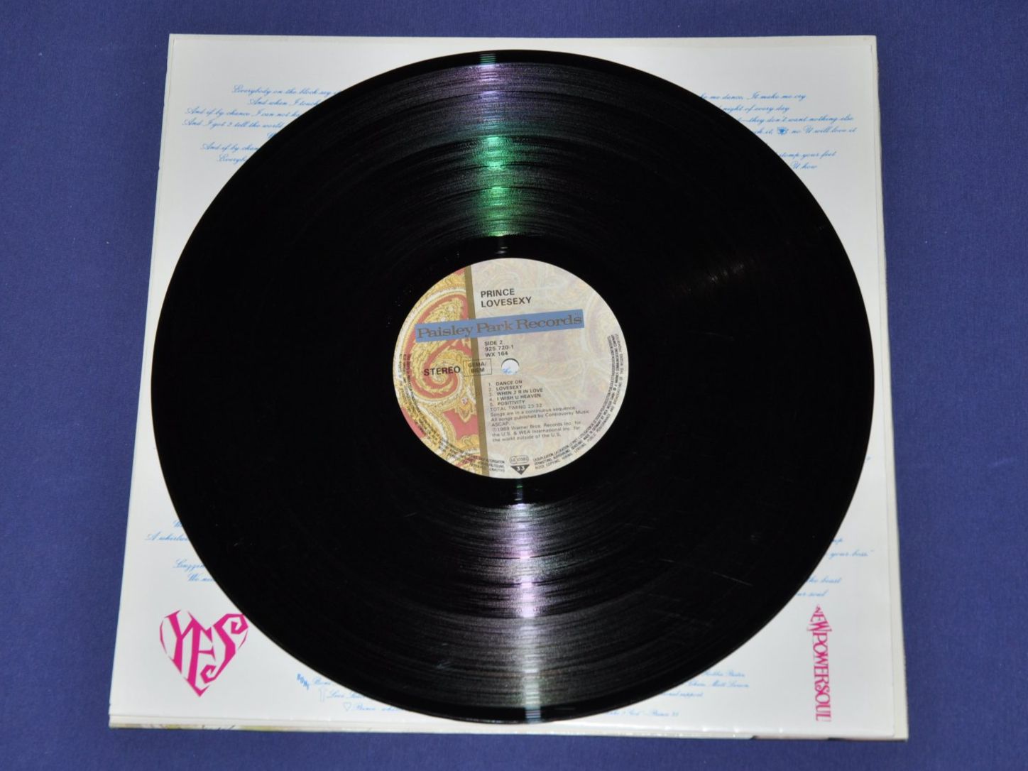 Vinyles: LP Prince - Lovesexy – D'occasion à Boll par Theodora15 5
