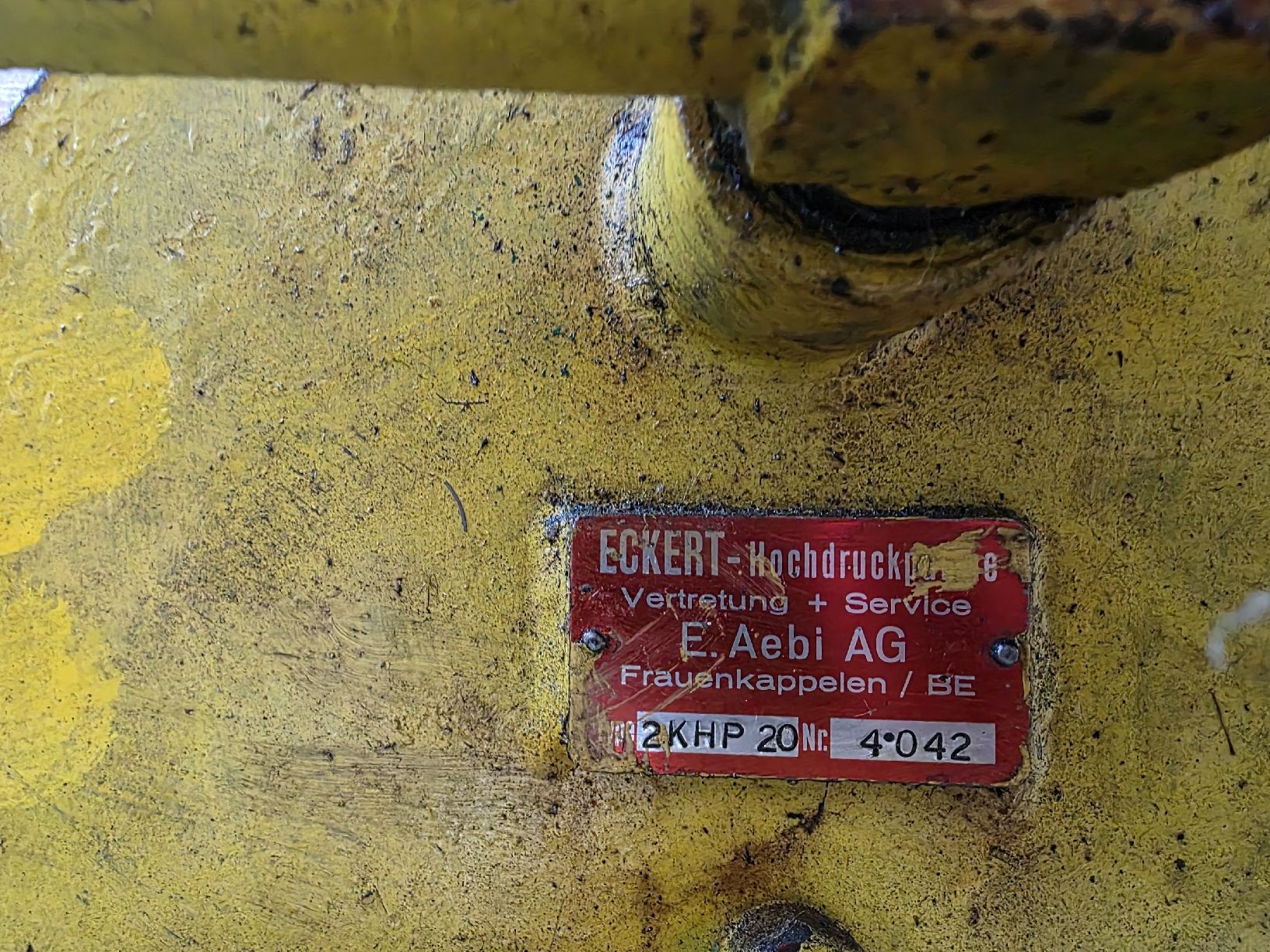 Aebi Gru: Hydraulischer Ladekran / Pickup-Kran (Eckert / E. Aebi AG) – Usato da Fehraltorf venduto da rae_cr2c 2