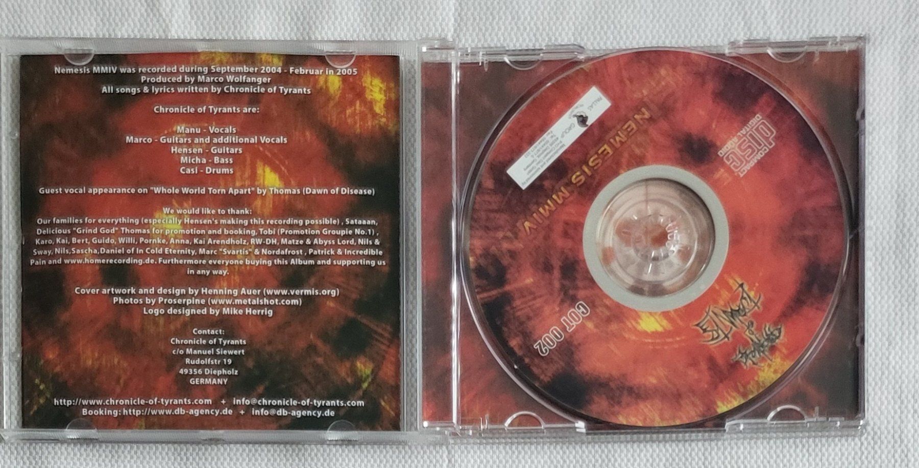 CD: Chronicle of the tyrants – Usato da Villars-sur-glane venduto da Epsilonhike 2