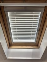 2x Original VELUX Innenjalousie C02 (37 × 53 cm) – silber