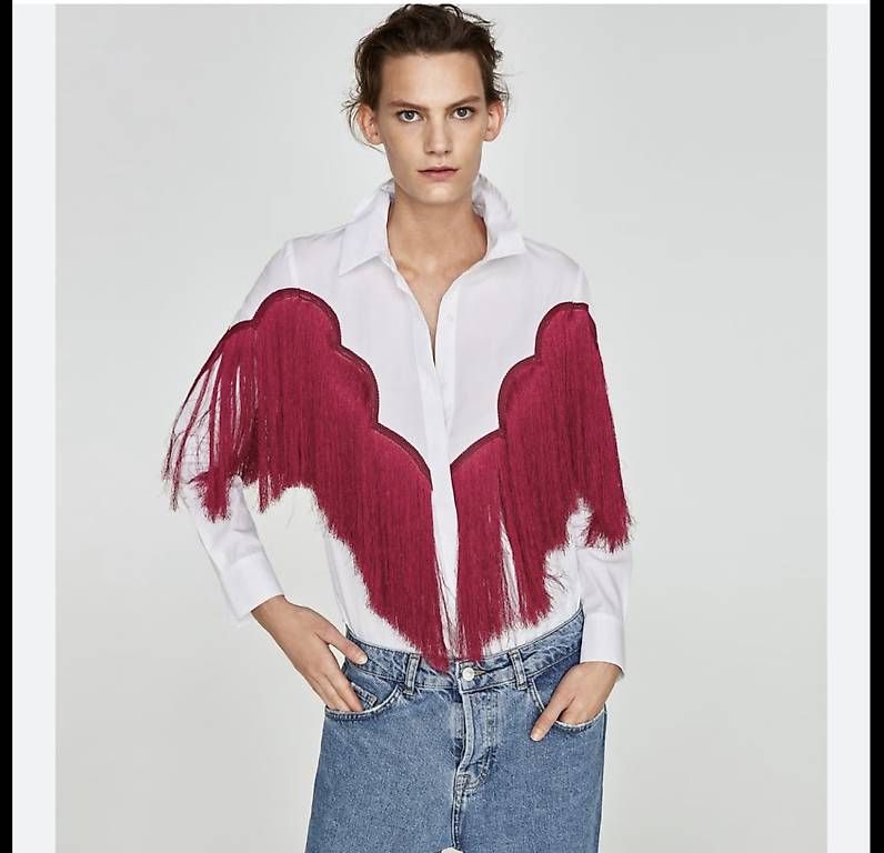 Camicette: Zara Damenhemd mit Detail – Usato da Winterthur venduto da mar_8rdk