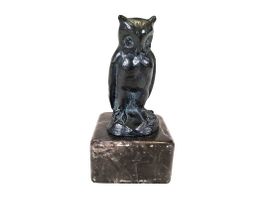 Antike Eulen Skulptur