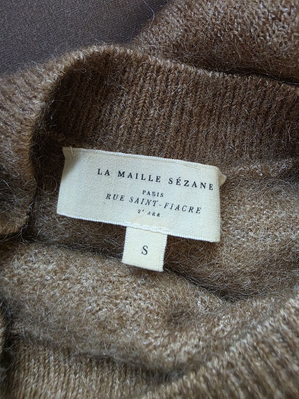 Sezane Pullover & Sweatshirts: Sezane Strickpullover Mohair Braun Gr. S – Neu (gemäss Beschreibung) aus Zürich von LIMAR 8