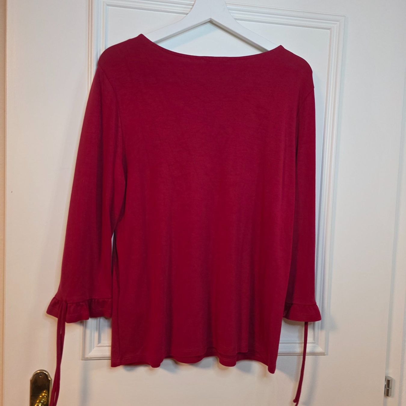 Orsay Camicette: Rote Bluse 38/40 Orsay elegant Spitze – Usato da Wald ZH venduto da CapLux 5