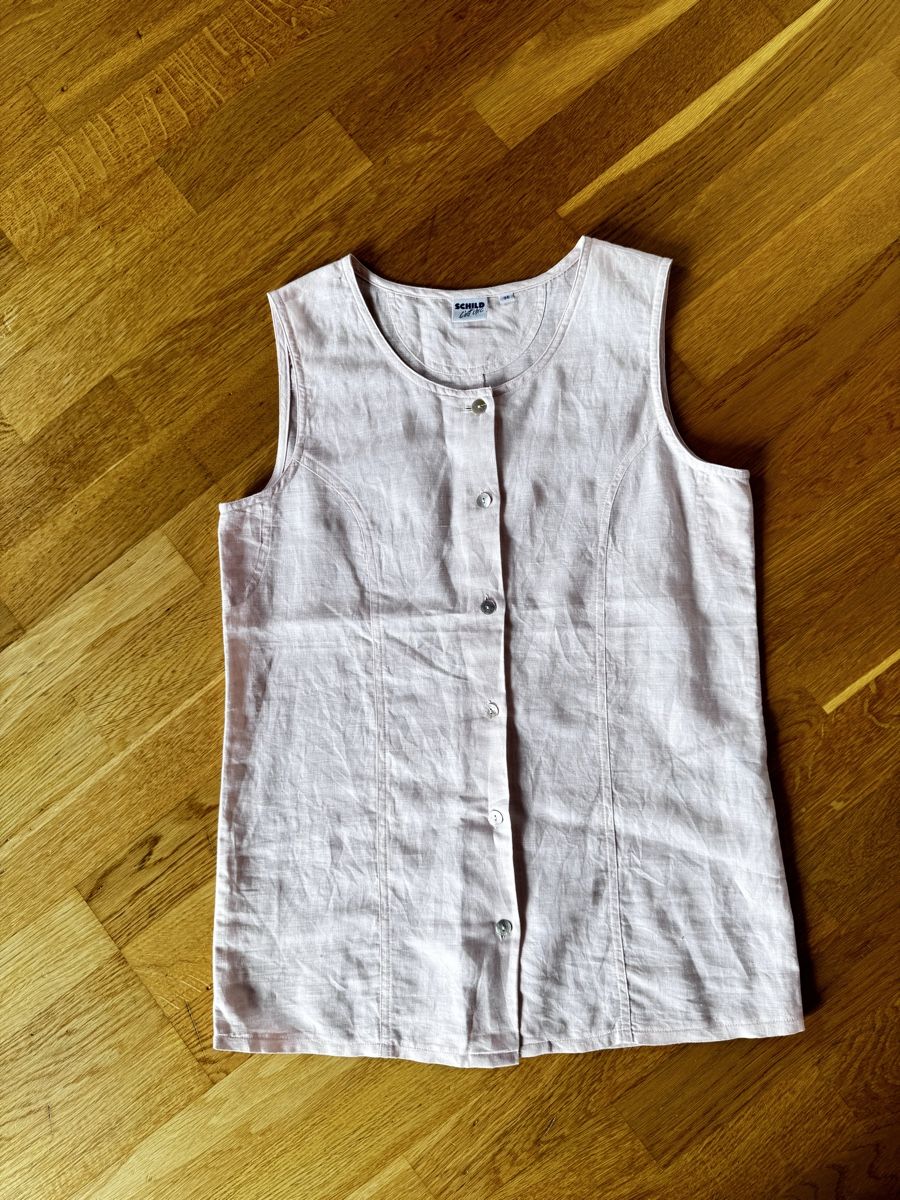 Tops: Leinen Top / Bluse / Rosa / Gr. 36 – Gebraucht aus Hünibach von s.leptir 6