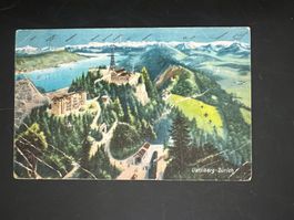 1910  Ansichtskarte Uetliberg koloriert Knitterfalten (V352)