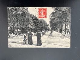 Postkarte Paris Champs-Elysee Frankreich 1898 (V821)