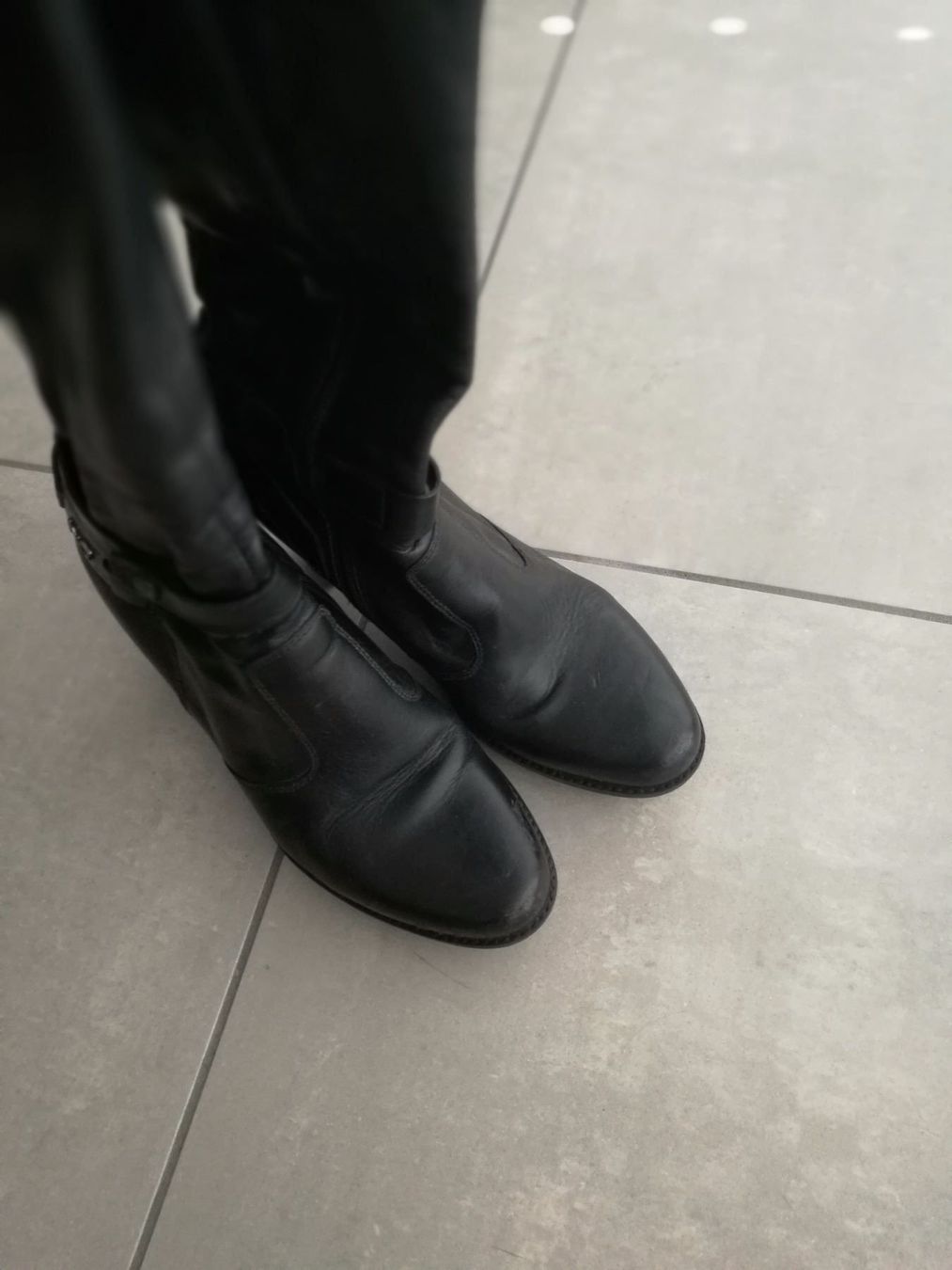 Scarpe da donna: Original Nero Giardini leder stiefel – Usato da bellinzona venduto da zeus6535 4