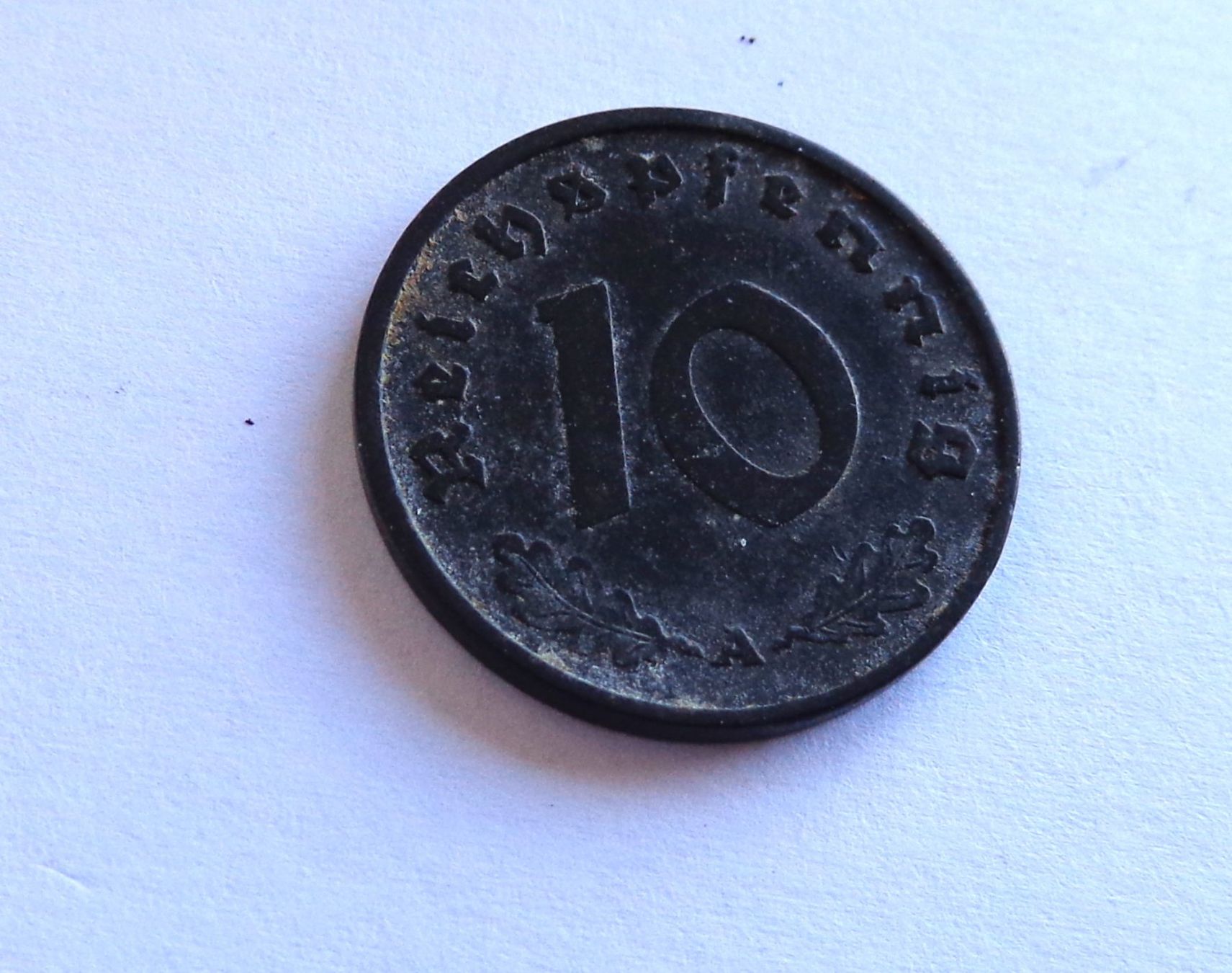 Alle Münzen: 10 Pfennig Deutsches Reich 1941 A – Gebraucht aus Kriens von TSCH1