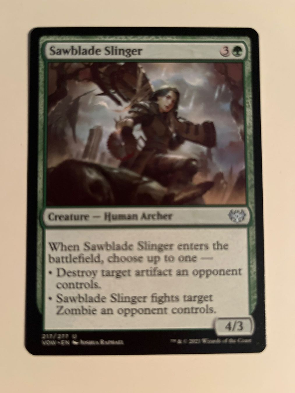 Magic The Gathering Carte collezionabili: 1 x Sawblade Slinger - Magic: The Gathering - MtG – Usato da Kriens venduto da Shadi1980
