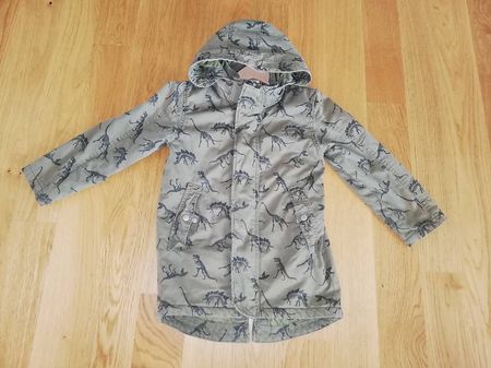 Übergangsjacke für Knaben in Gr. 122 mit Dinoprint