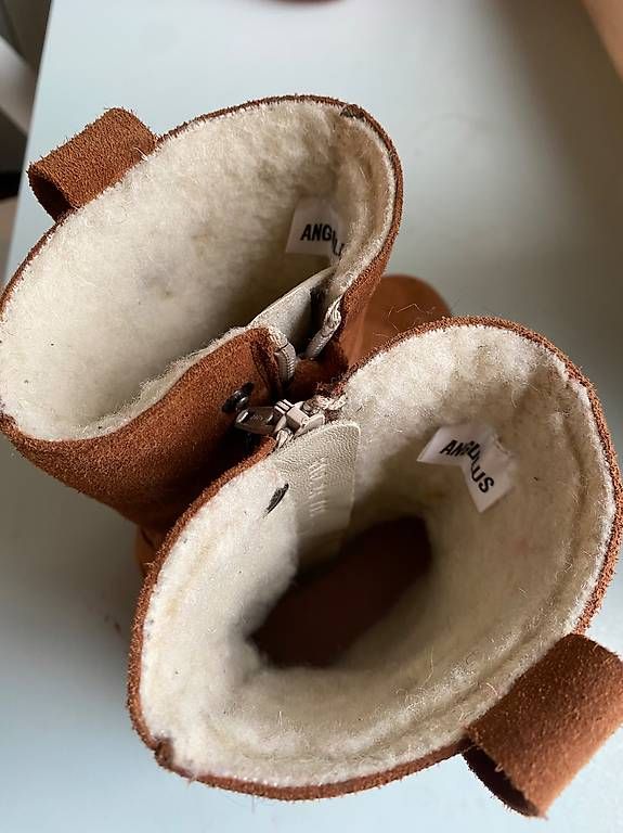 Scarpe per ragazzi: Winterstiefel ANGULUS Leder/Wolle 28 – Usato da Zürich venduto da Lauraflor 2