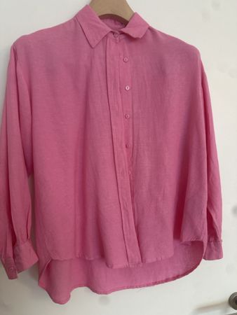 Damen Bluse Rosa Stradivarius 