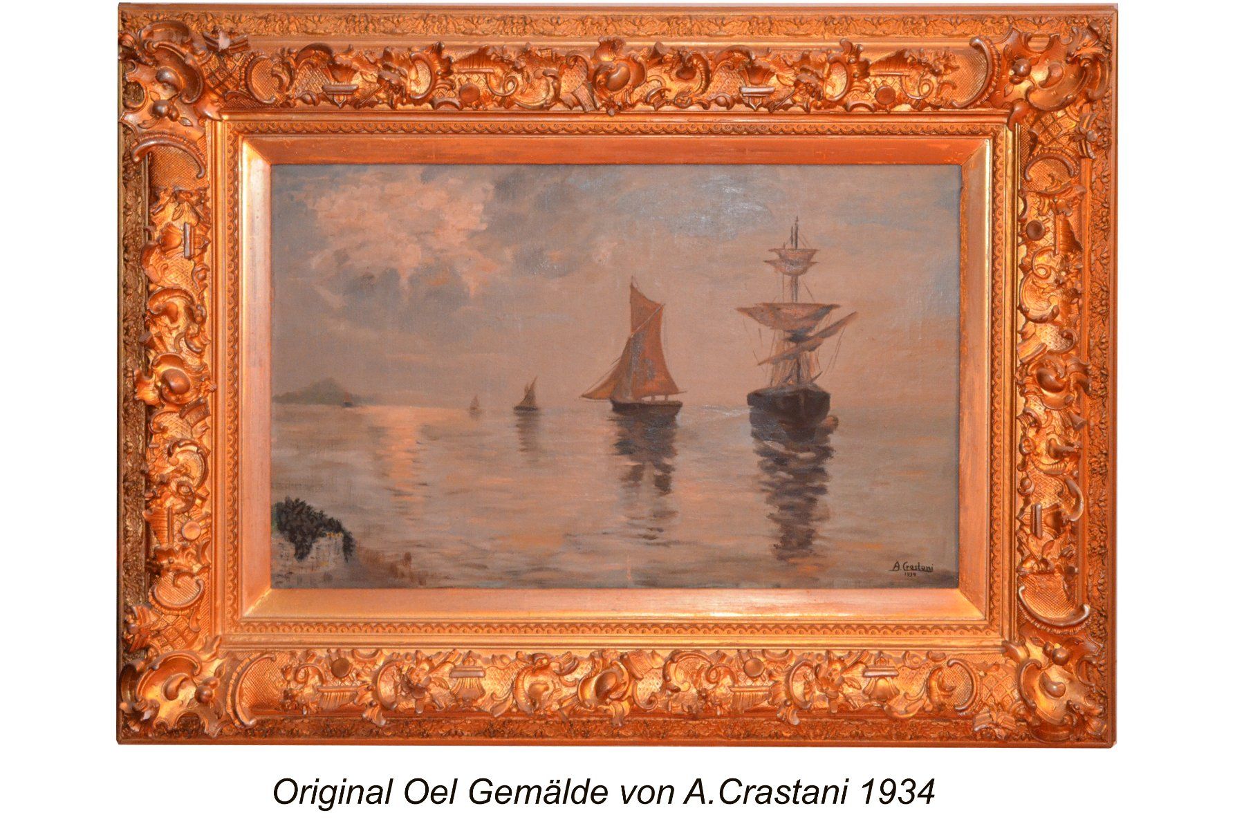 Dipinti: Oel Gemälde original antik. – Usato da Dietikon venduto da obuergmann