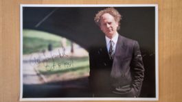 Art Garfunkel, Original Autogramm auf Foto in Farbe