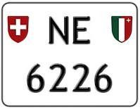 Insegne: Plaque moto NE 6226 – Nuovo (secondo la descrizione) da Boudevilliers venduto da ENCHERES-PLAQUES-NE