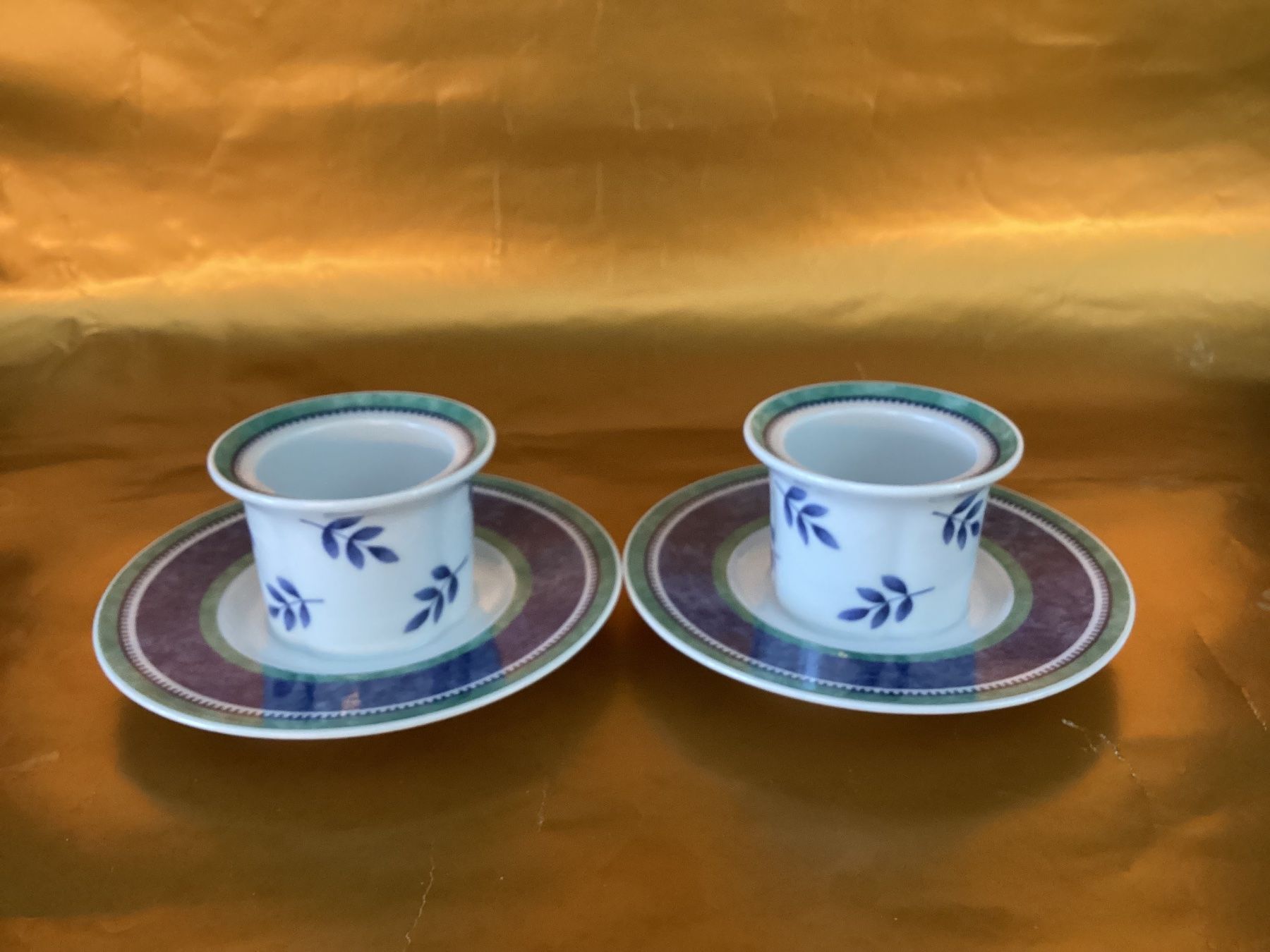 Villeroy & Boch Altre Stoviglie: Villeroy&Boch / 2 Eierbecher mit Unterteller /   Switch 3 – Usato da Beinwil am See venduto da kae_gh7c 1