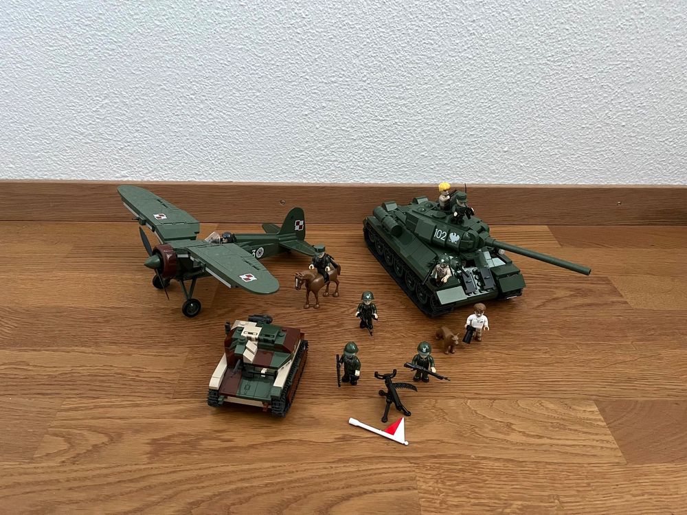 Cobi T-34/85 Rudy, PZL P.11C, TKS Tankette (Gebraucht) in Buchrain für ...