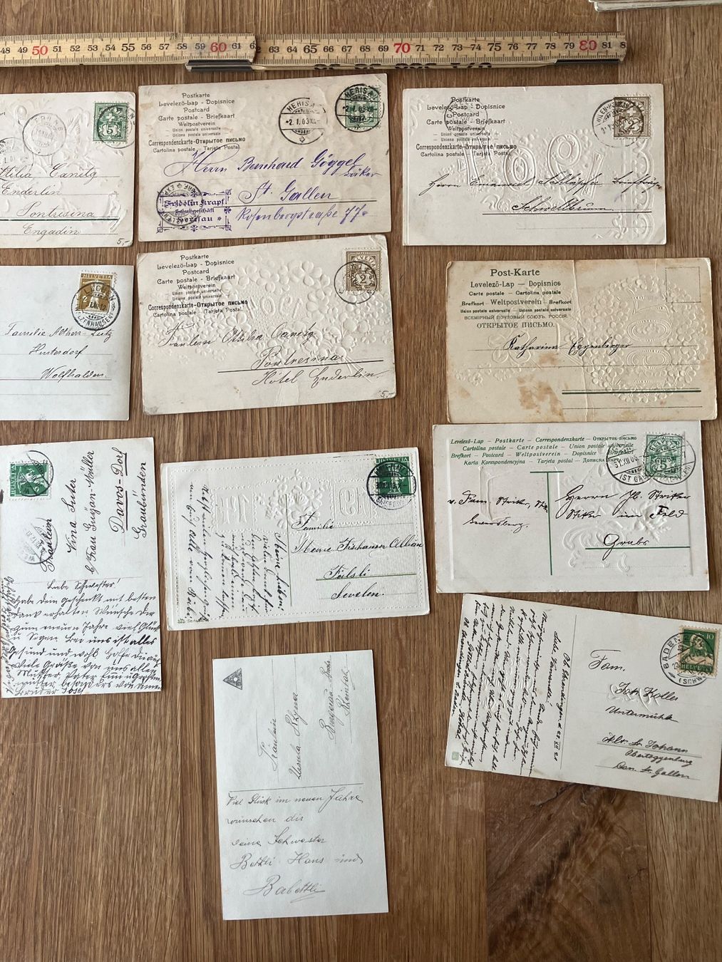 Cartes postales: Antike Ansichtskarten Neujahrsgrüsse – D'occasion à Waldstatt par breitaxt 7