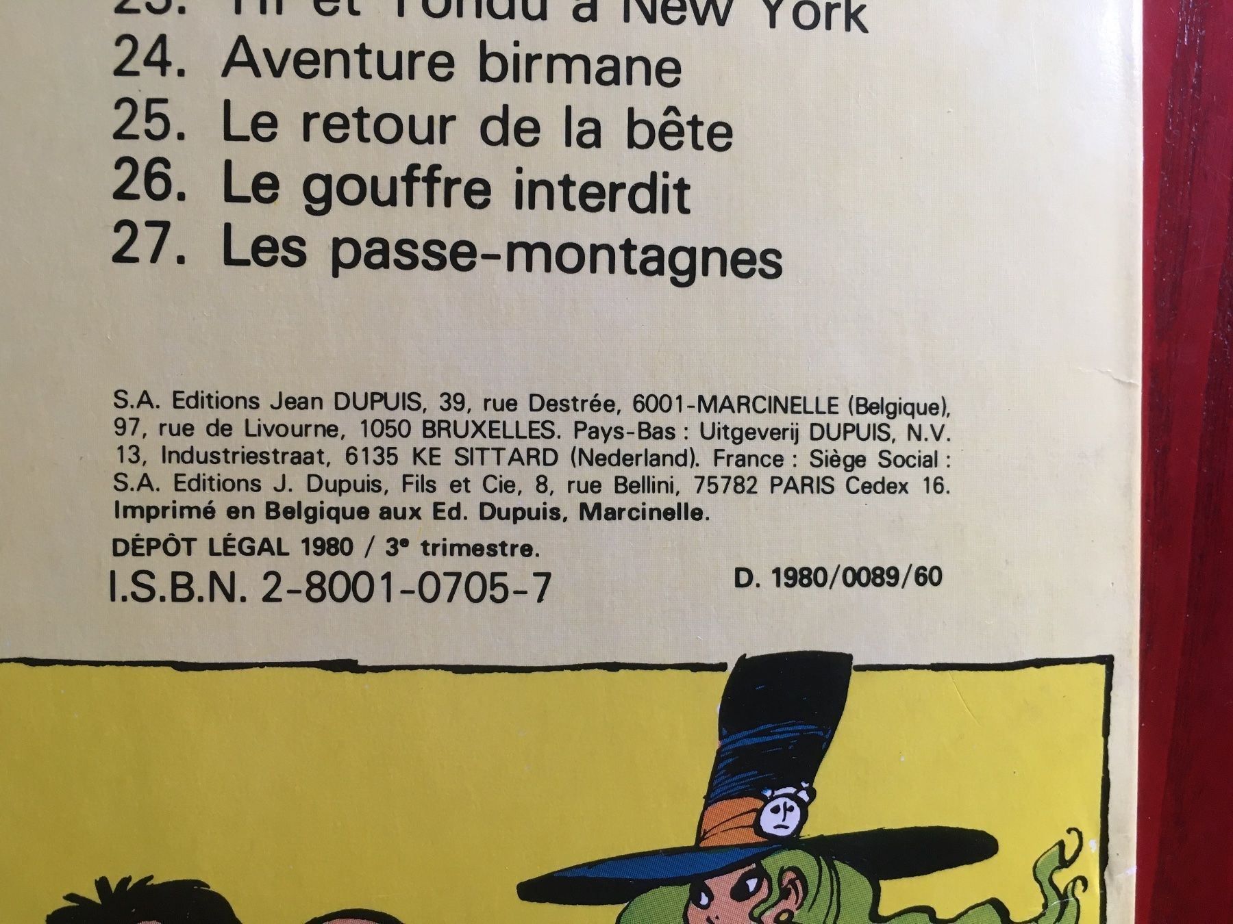 Comics: Tif et Tondu - Métamorphoses – Gebraucht aus Commugny von Alexnicolas11 3