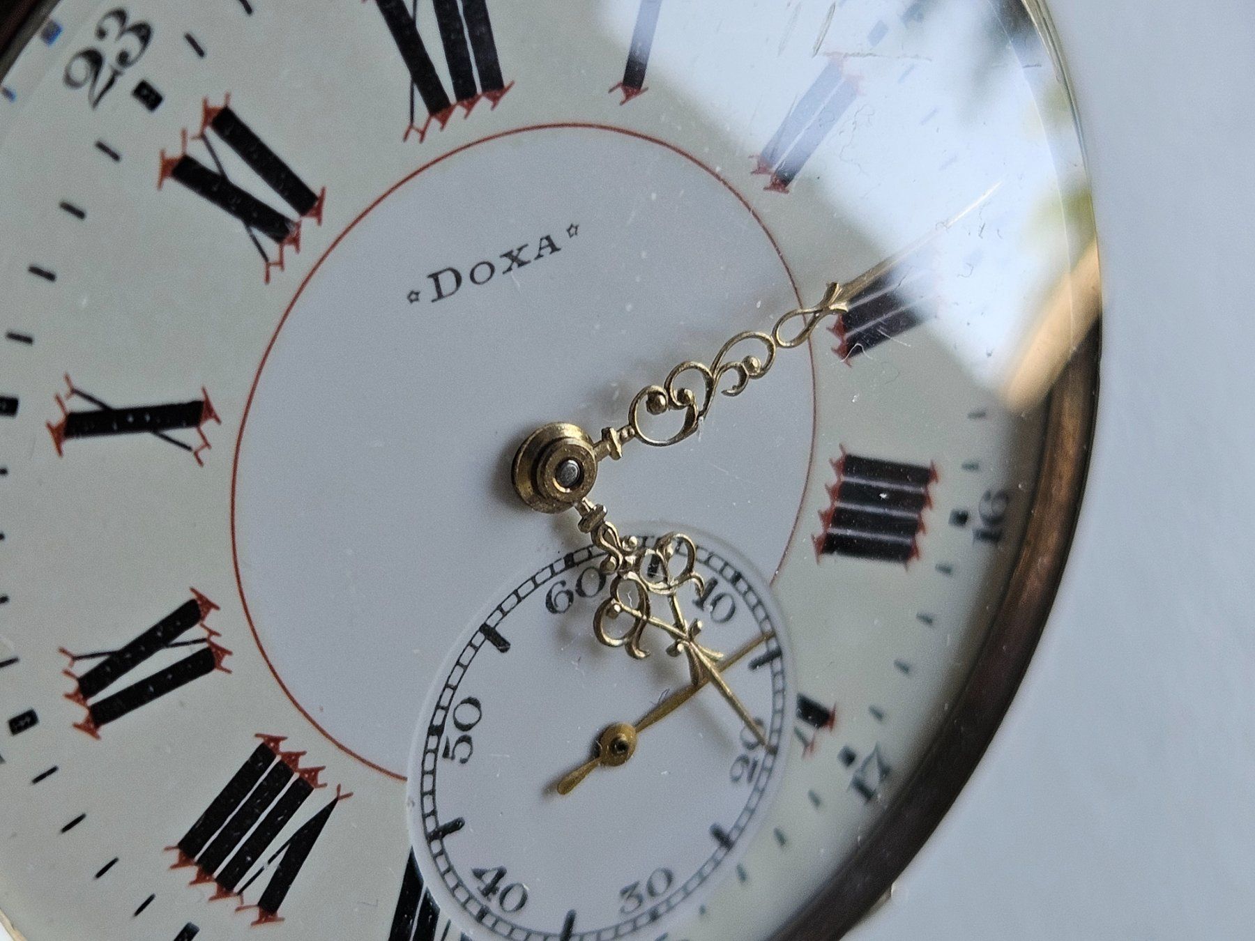 Doxa Orologi: 1L 29 Doxa Incassable Taschenuhr – Usato da Berikon venduto da mmm21 2