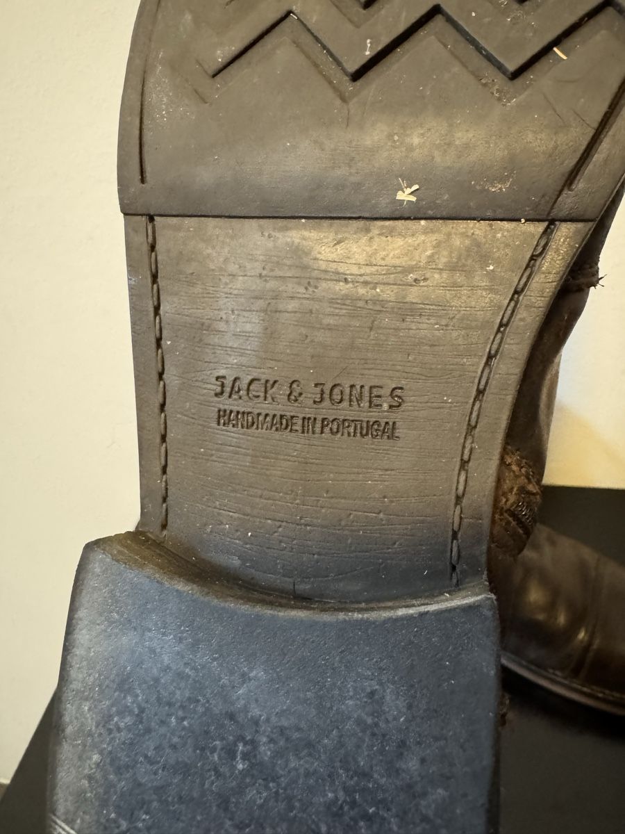 Jack & Jones Scarpe da uomo: Jack & Jones Leather Boots Brown, Size 44 – Usato da Zürich venduto da AninANILOKIN 5