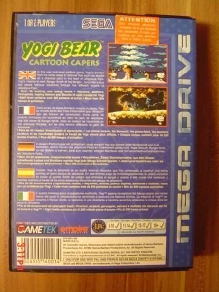 Sega Giochi: Yogi Bear Cartoon Capers - Sega Mega Drive – Usato da Pambio Noranco venduto da Pol69 2
