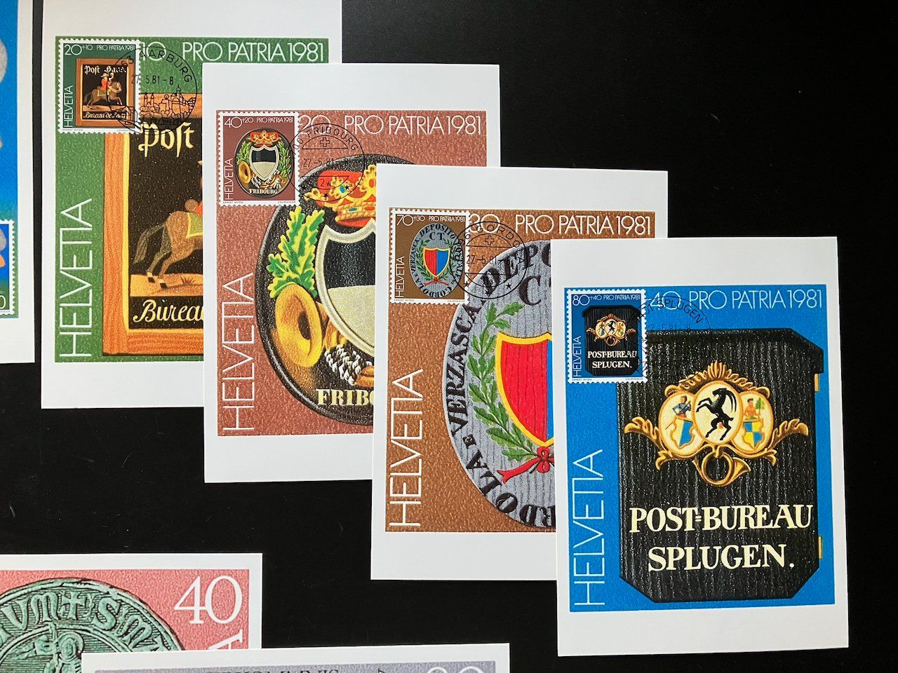 Tutti i francobolli: Maximumkarten 1981 - 13 Stück – Usato da Nesslau venduto da zueri6 2