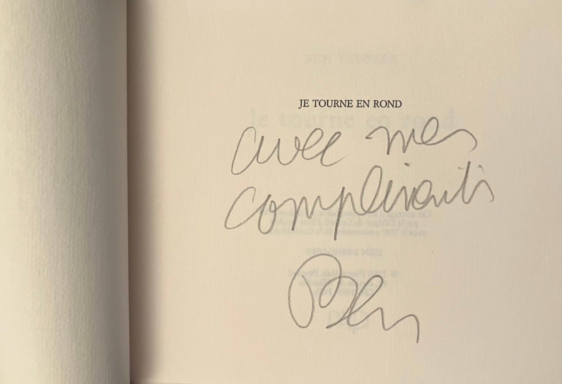 Libri: Je tourne en rond – Nuovo (secondo la descrizione) da Vevey venduto da yve_7dpw 1