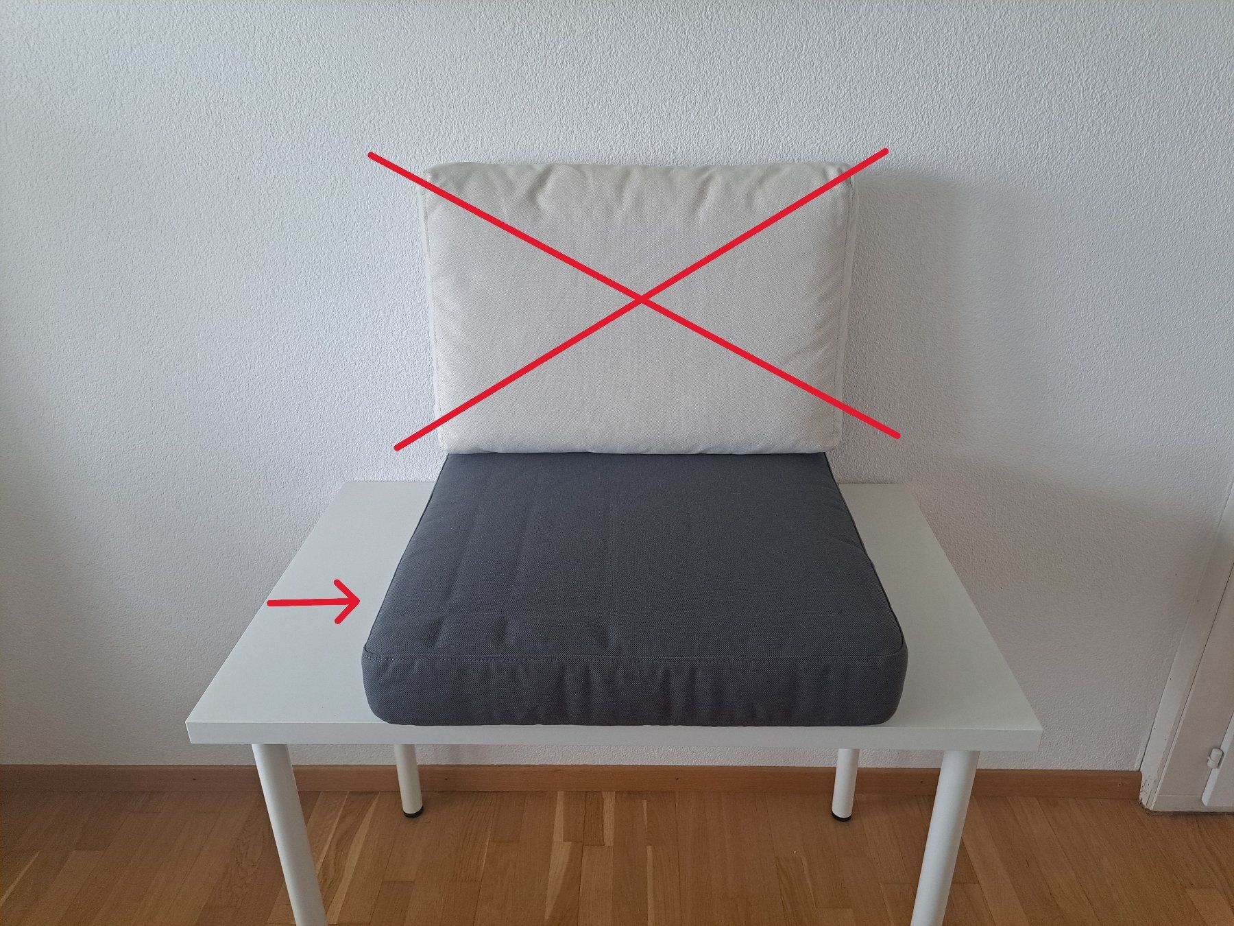 Coussins: Sitzkissen grau – D'occasion à Gümmenen par S.Jaberg