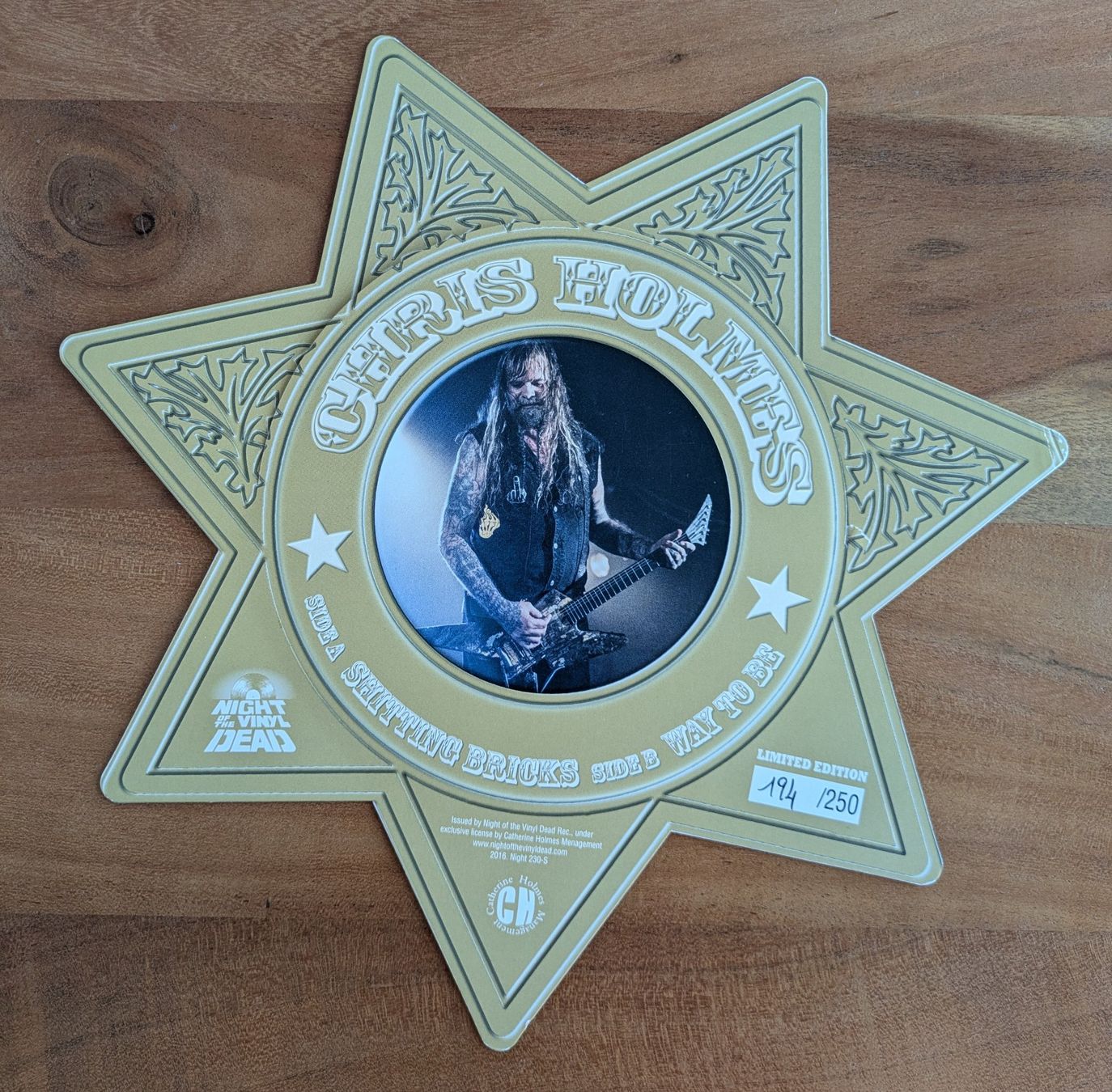 Dischi in vinile: Chris Holmes - Shitting Bricks 7" Single – Usato da Basel venduto da Beretta2 1