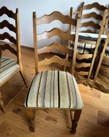 6 Stühle mit Tisch rund 115 cm , abholen in 6060 Sarnen OW