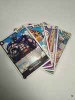 One Piece TCG Karten Set 4 Sammelkarten guter Zustand