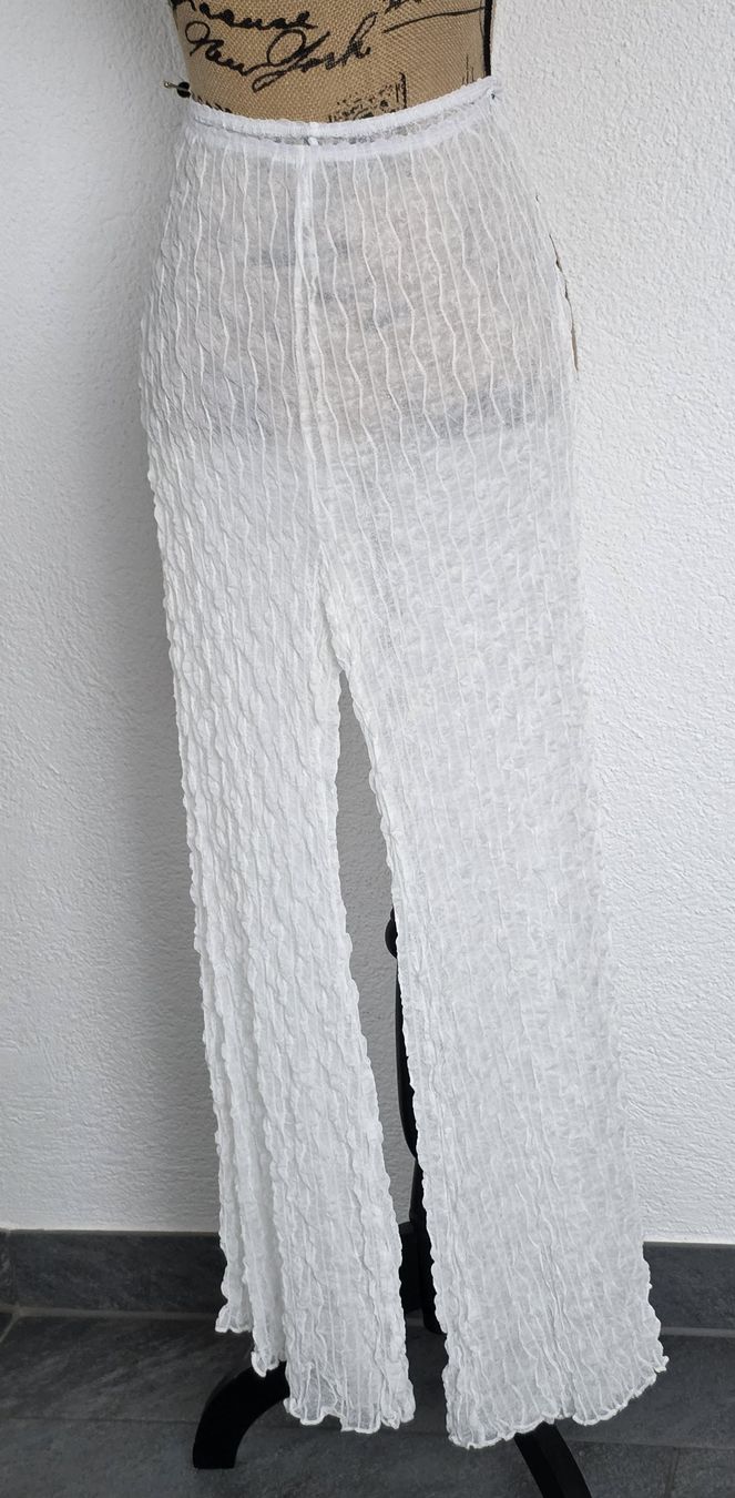 Pantaloni: Weisse Sommerhose, Grösse XL, Neu – Nuovo (secondo la descrizione) da Rheinsulz venduto da Gilea