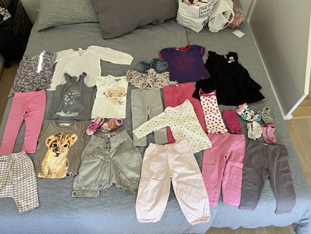 Lot habits fille 86-92