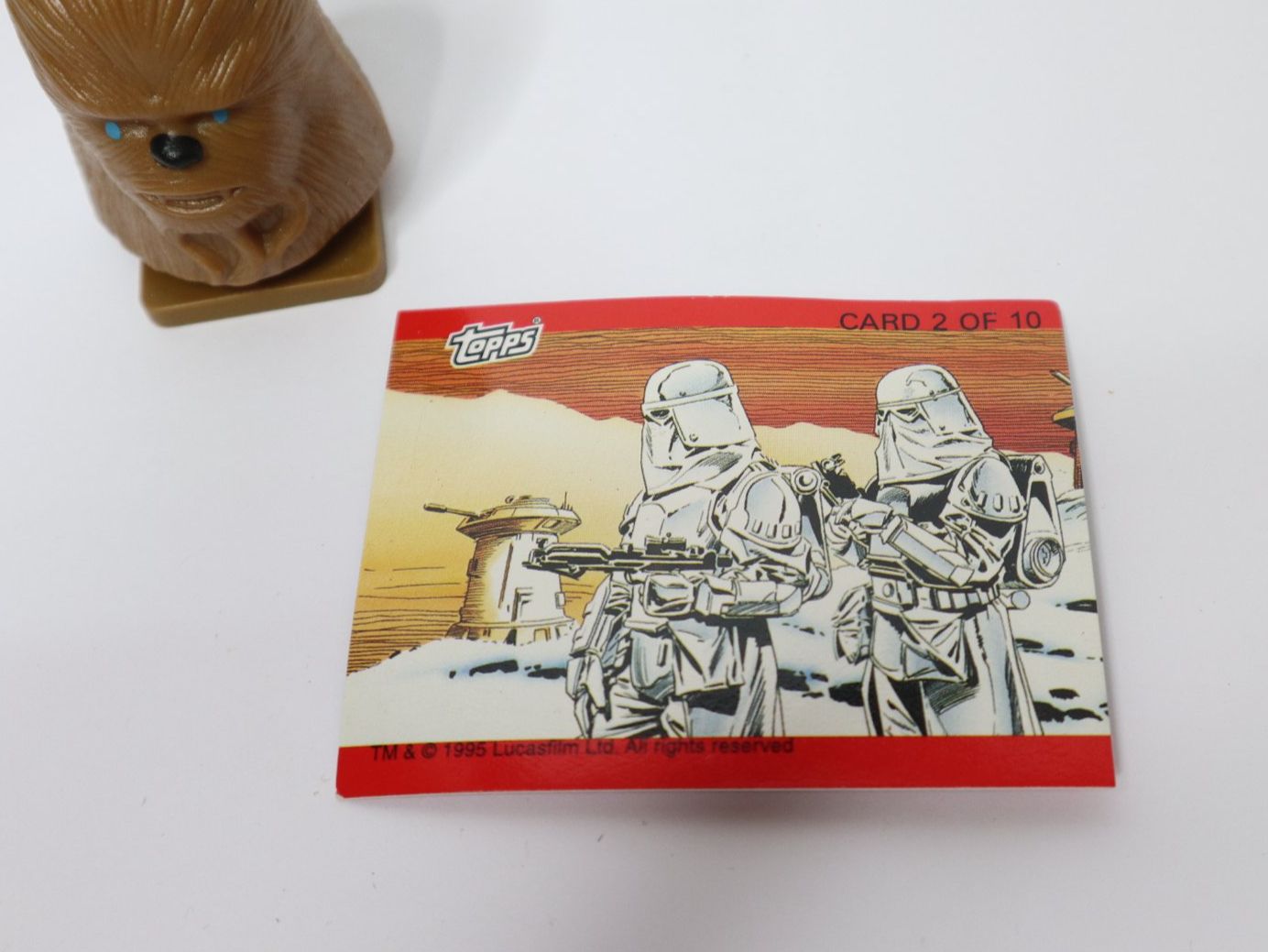 Star Wars Statuette: 1997 Star Wars mini Büste Chewbacca Kopf + Trading Card – Nuovo (secondo la descrizione) da Eschenbach SG venduto da Astalavista 6