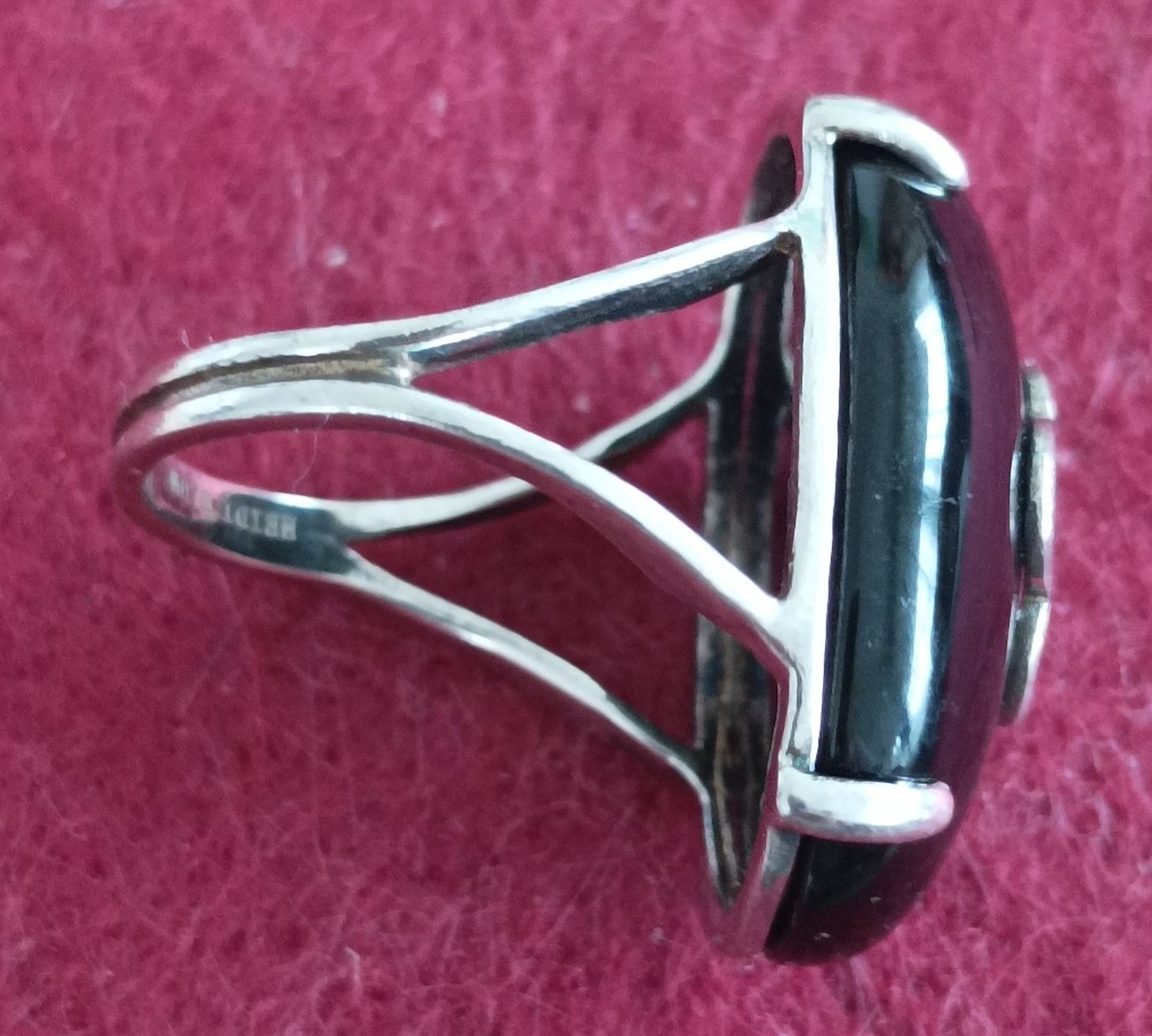 Ringe: Ring Heidi Klum mit schwarzem Stein Gr. 56 Silber – Gebraucht aus Buchs/SG von ori_k6tq 2