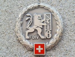 CH Armee / Béret / Emblem / Felddivision 6 / Béretemblem