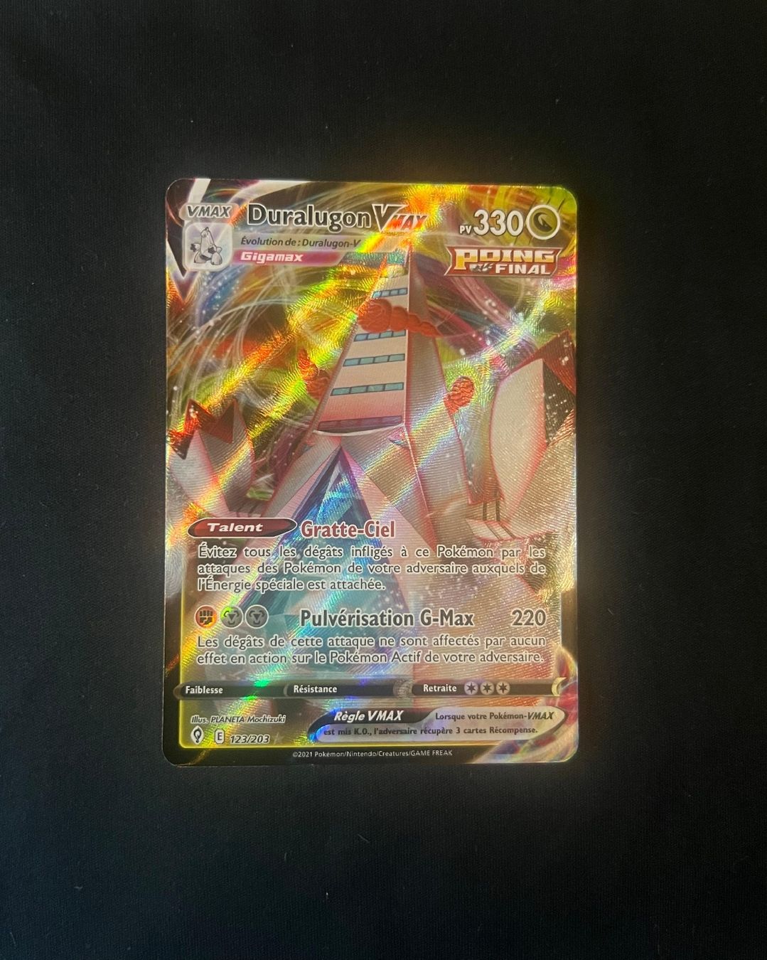 Pokémon Carte collezionabili: Duralugon Vmax FRançais 123/203 – Nuovo (secondo la descrizione) da Genève venduto da Jojo_pokemon