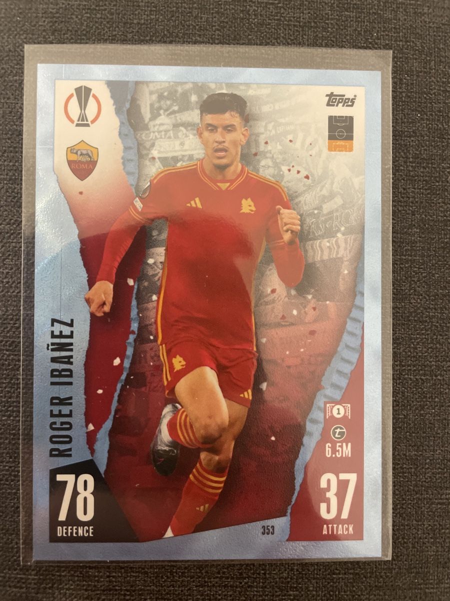Topps Carte collezionabili: Topps Match Attax Roger Ibanez AS Roma – Nuovo (secondo la descrizione) da Burgdorf venduto da Sports_Cards_3400