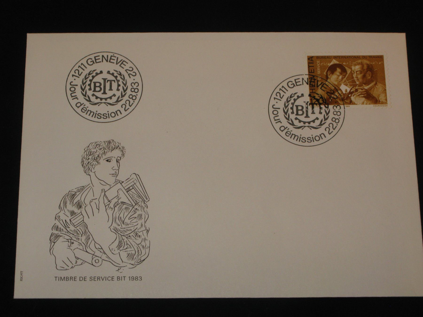 Alle Briefmarken: BIT Ergänzungswert 1.20 1983 FDC Nr. 109 – Gebraucht aus Riken AG von HEROWE