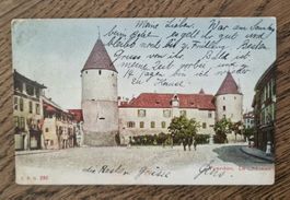 Yverdon, Le Château, Genieschulen, Feldpost 1908
