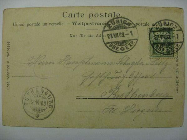 Cartoline postali: AK Zürich - Bahnhofplatz / Polytechnikum – Usato da Gundetswil venduto da Egro01 1
