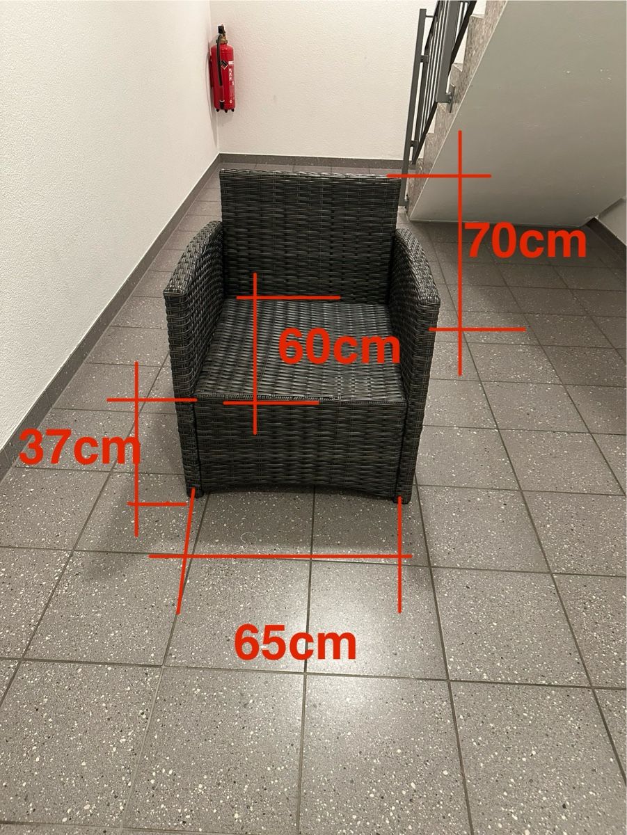 Divani: Rattan Lounge mit Tisch – Nuovo (secondo la descrizione) da Langenthal venduto da Luigi4900 2