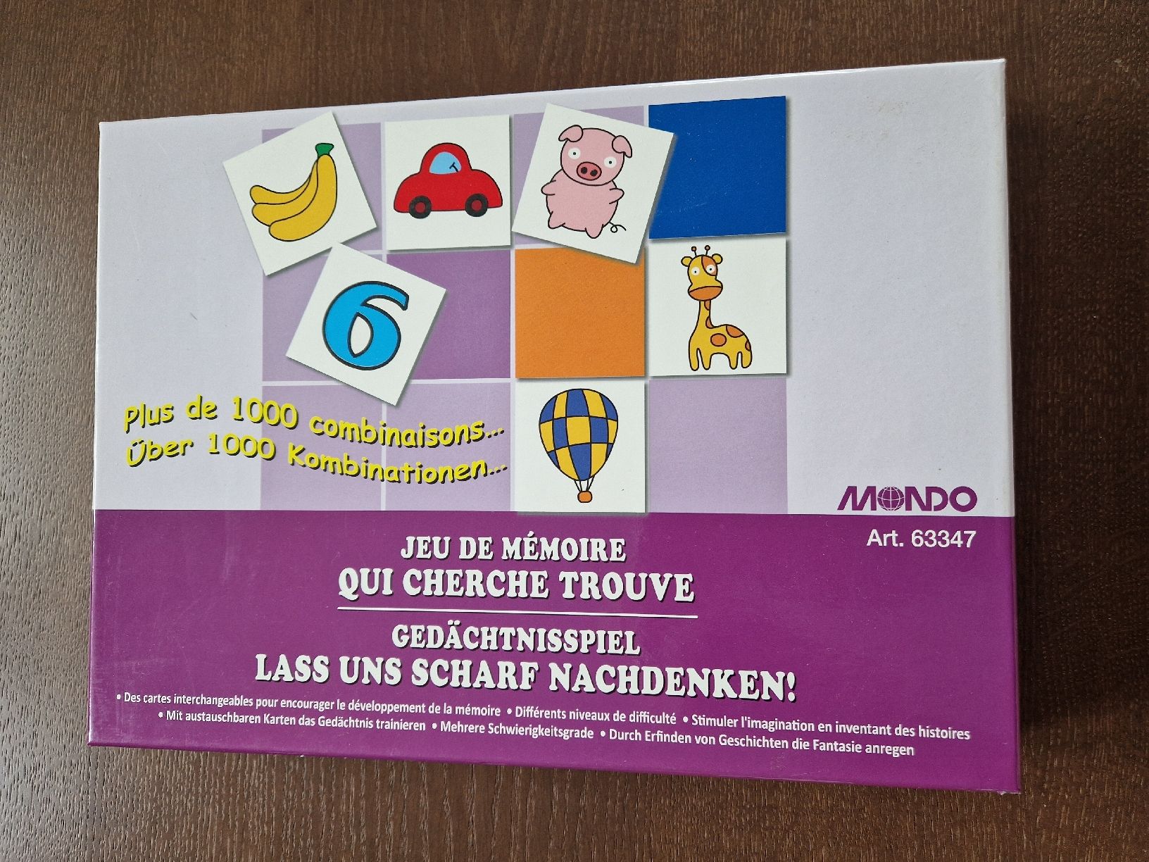 Giochi: Gedächtnisspiel – Nuovo (secondo la descrizione) da Wiesendangen venduto da Romcar1
