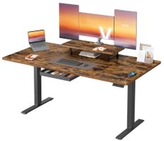 Höhenverstellbarer Schreibtisch elektrisch 160x80cm SOLANA