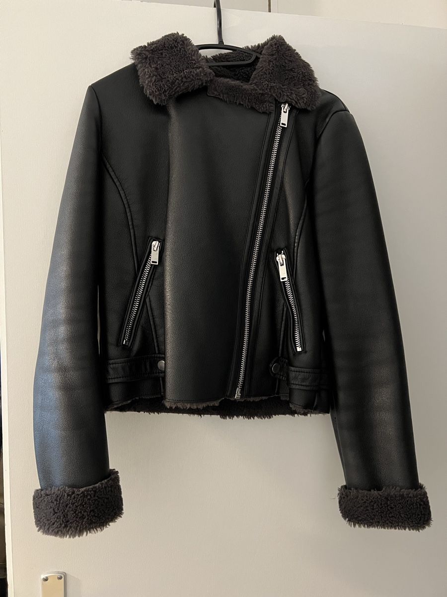 Mango Giacche: Lederjacke Mango – Usato da Biel/Bienne venduto da Peeeep10